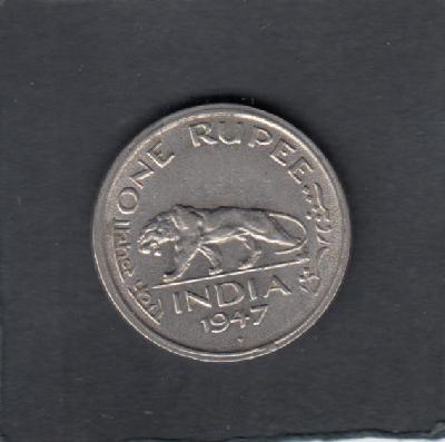 Beschrijving: 1 Rupee LION
